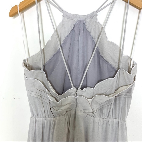 🔥Elliatt Elation Ruffle Dress Taupe. E7041742 M - Picture 8 of 10